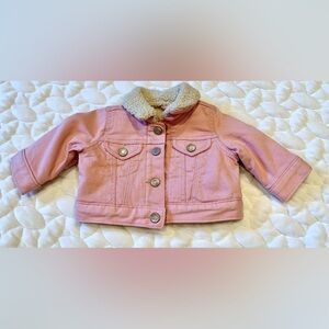 BabyGap New Pink denim jacket
